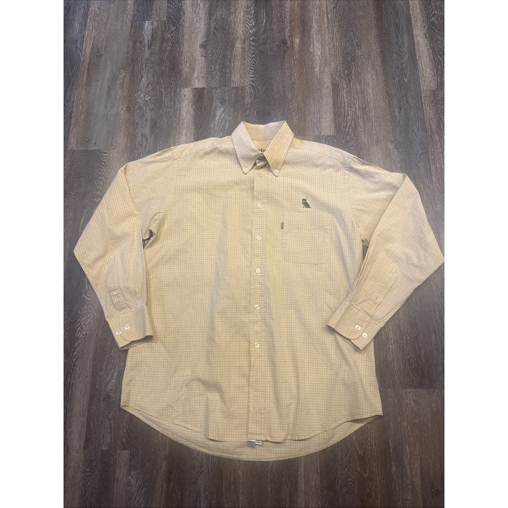 Barbour Classic Check Button Down Shirt Mens Medium Plaid Long Sleeve  Preppy